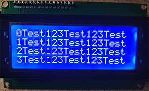 HD44780 LCD Modul mit I2C Schnittstelle