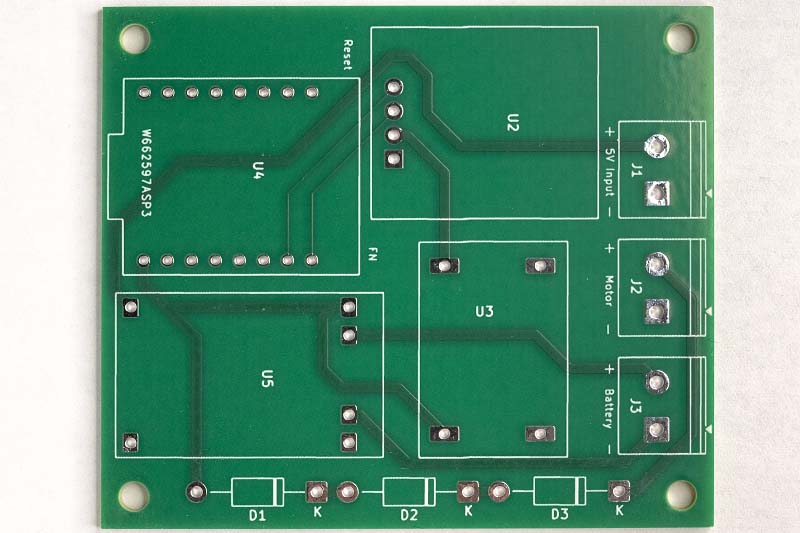 Platine für die Nebenuhrsteuerung