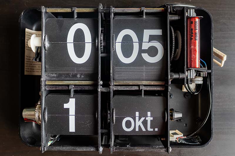 Bodet BT 6.30 Flip Clock – Interior