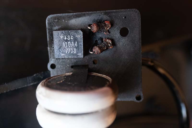 Bodet BT 6.30 Flip Clock – Charred Resistors