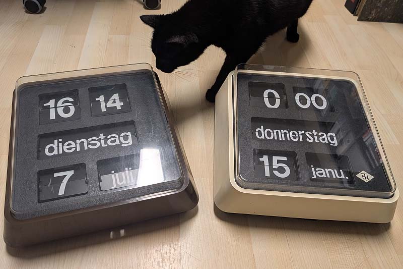 Bodet BT 6.37 Klappzahlenuhr