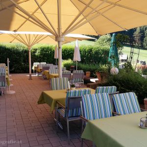 Auf der Terrasse ist es richtig gemütlich