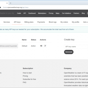 OpenWeather Registration 2