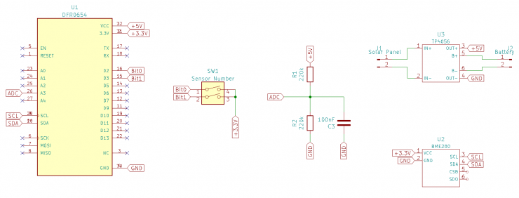 ESP32 sensor module schematics